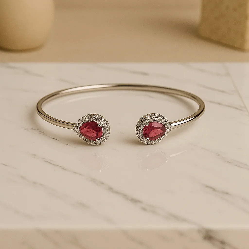 Crimson Cuff Bracelet