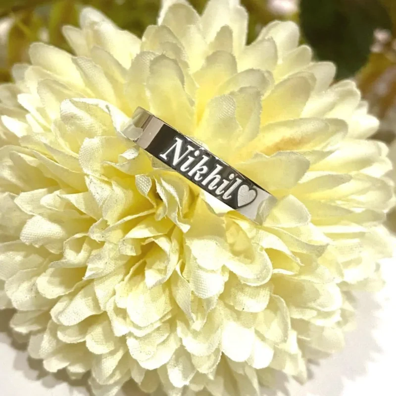 Personalised Silver Ring