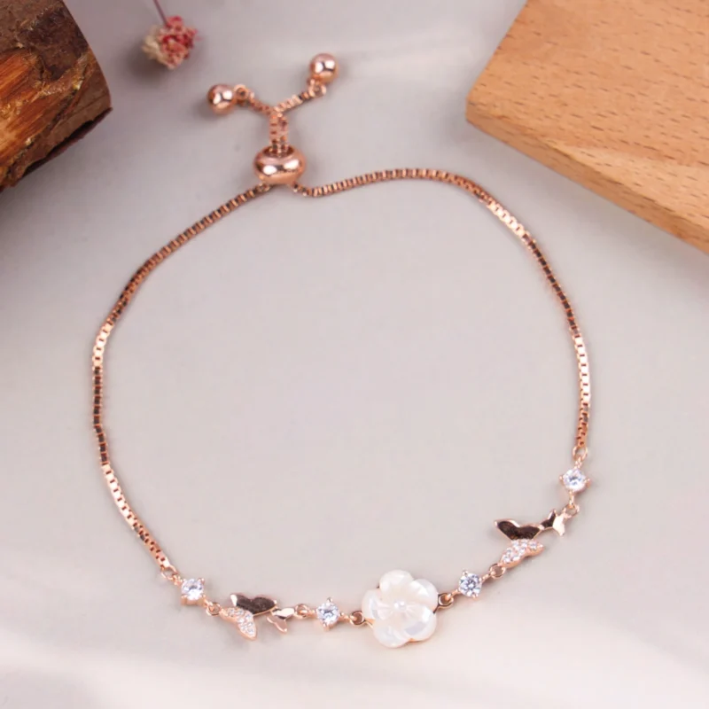 Blossom & Butterfly Bolo Bracelet
