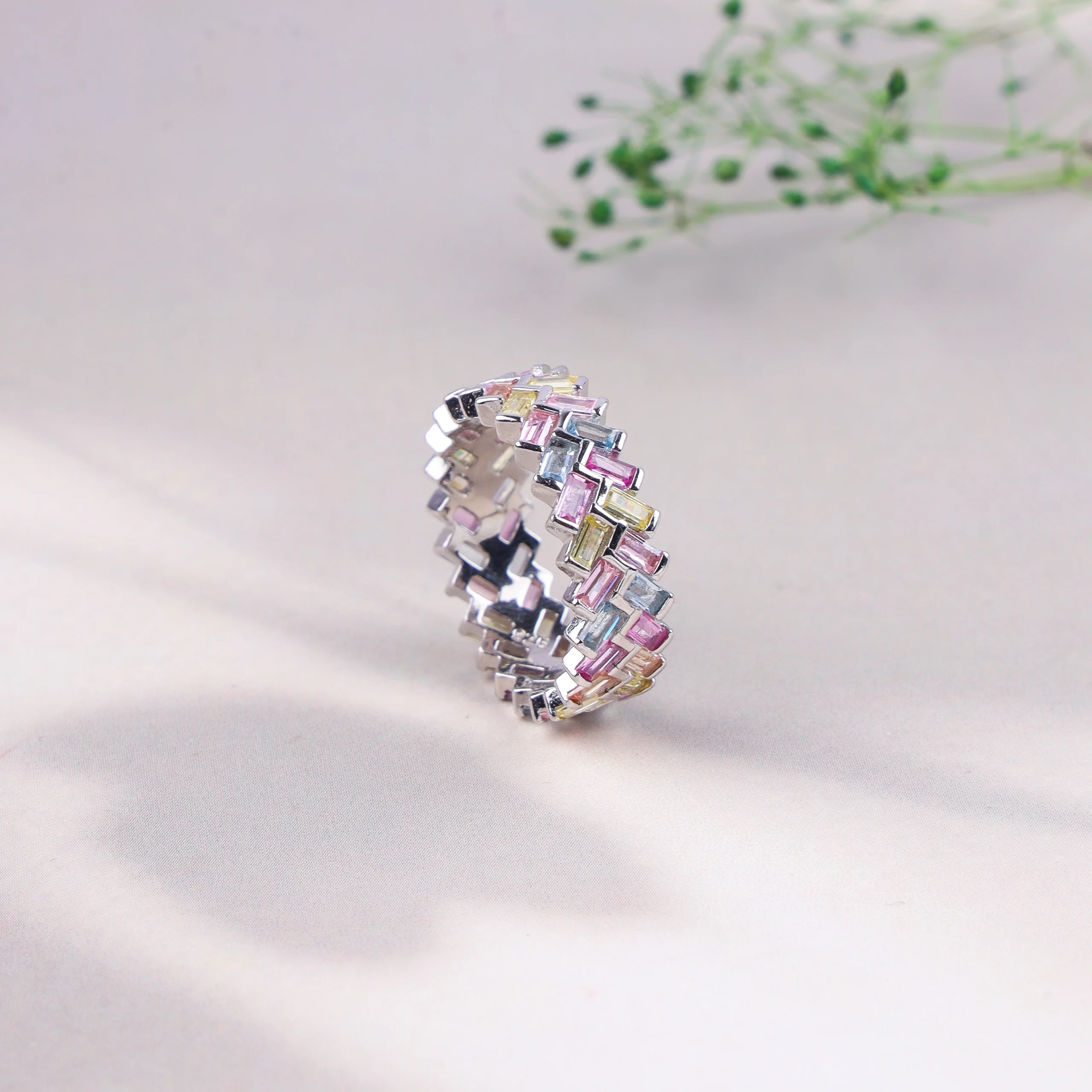 The Spectrum Zigzag Band (Silver)