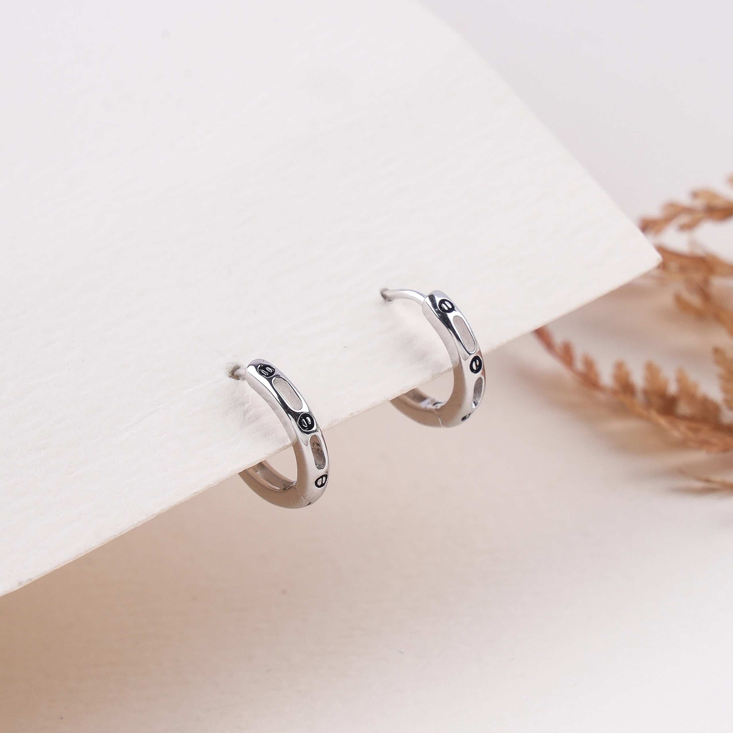 Chic Silver Hoops (Silver)