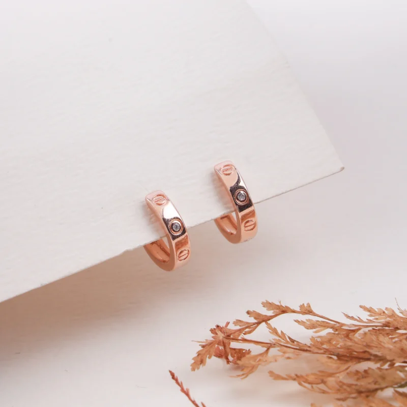 Cartier Love Hoops (Rose Gold)