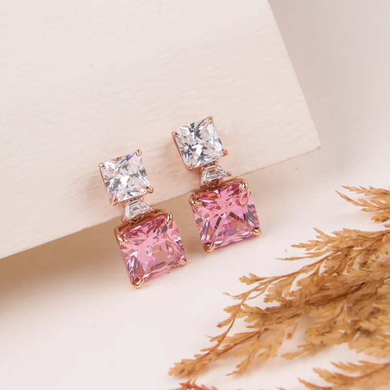 Crimson Royalty Drops (Rose Gold)