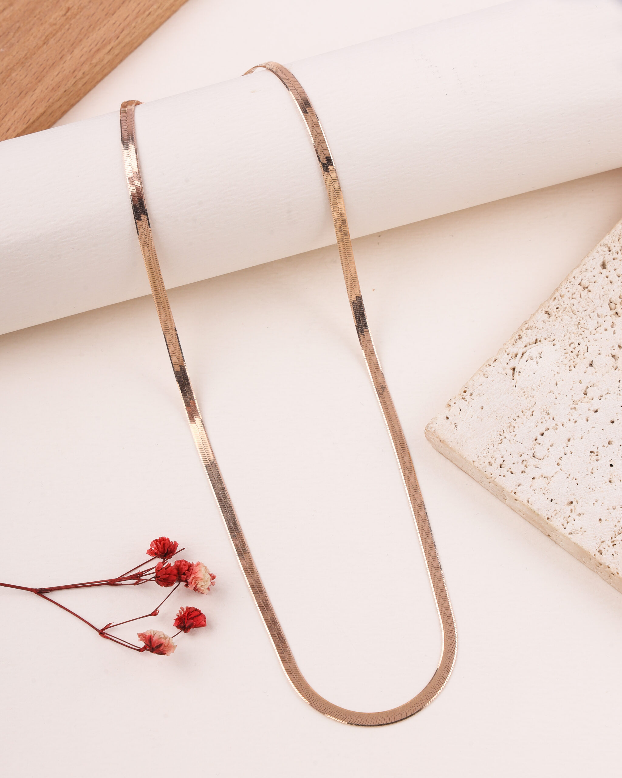 Reversible Tri-tone Italian Omega Chain - Image 2