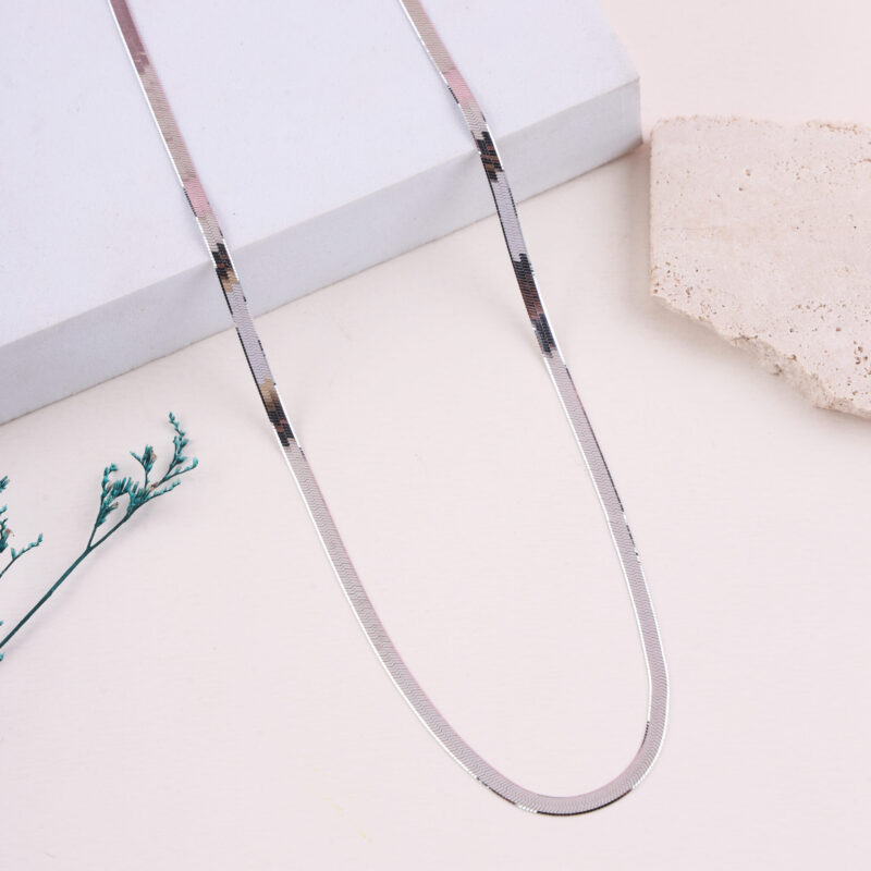 The Liquid Silver Snake Chain