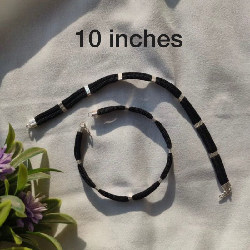 Nazar Silver Anklet
